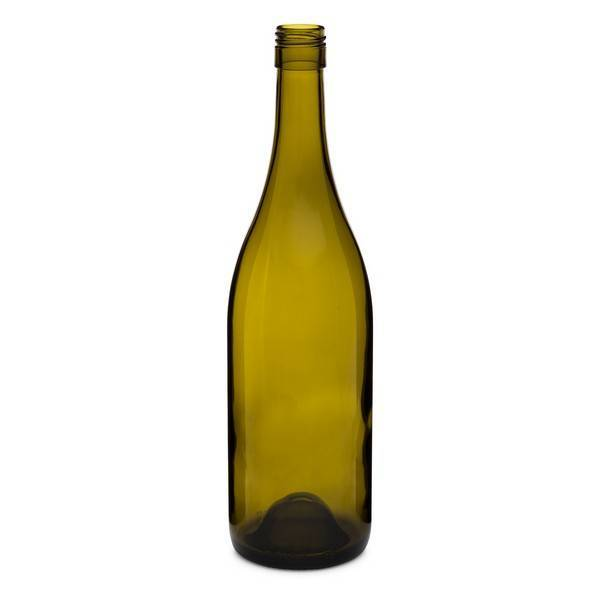 Burgundy Wine Bottle