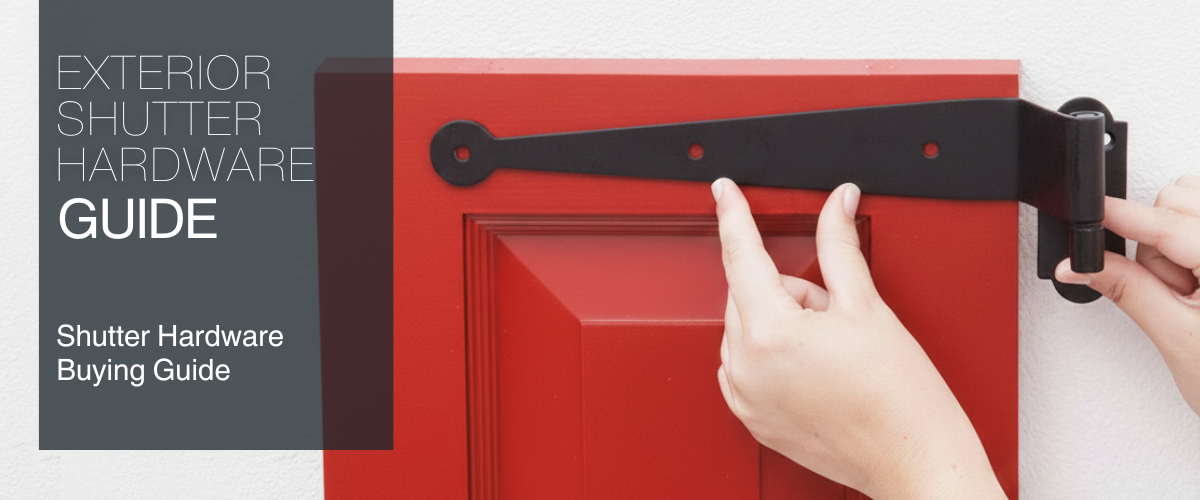 Mounting Exterior Shutters | Hardware Installation Guide | Hooks & Lattice