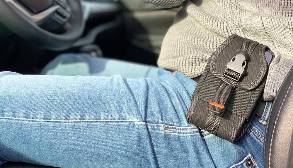 Rugged CAT S22 Flip Holster with Belt Clip and Loop