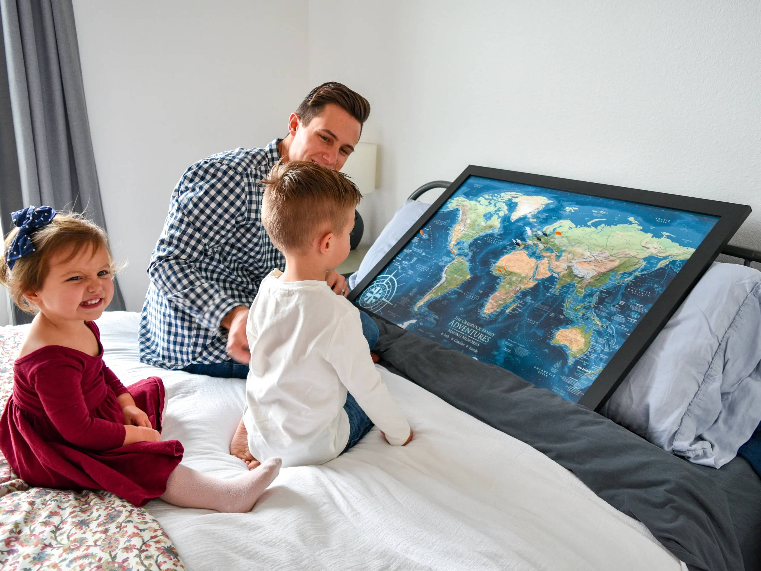 World map for families