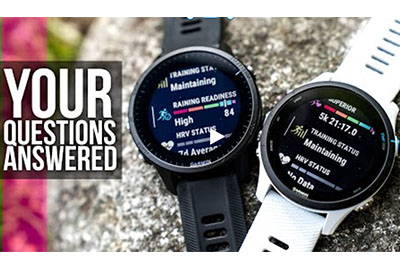 Garmin Forerunner 955 & 255 Q&A video from Chase the Summit