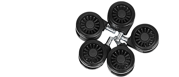 65 PU cover wheels