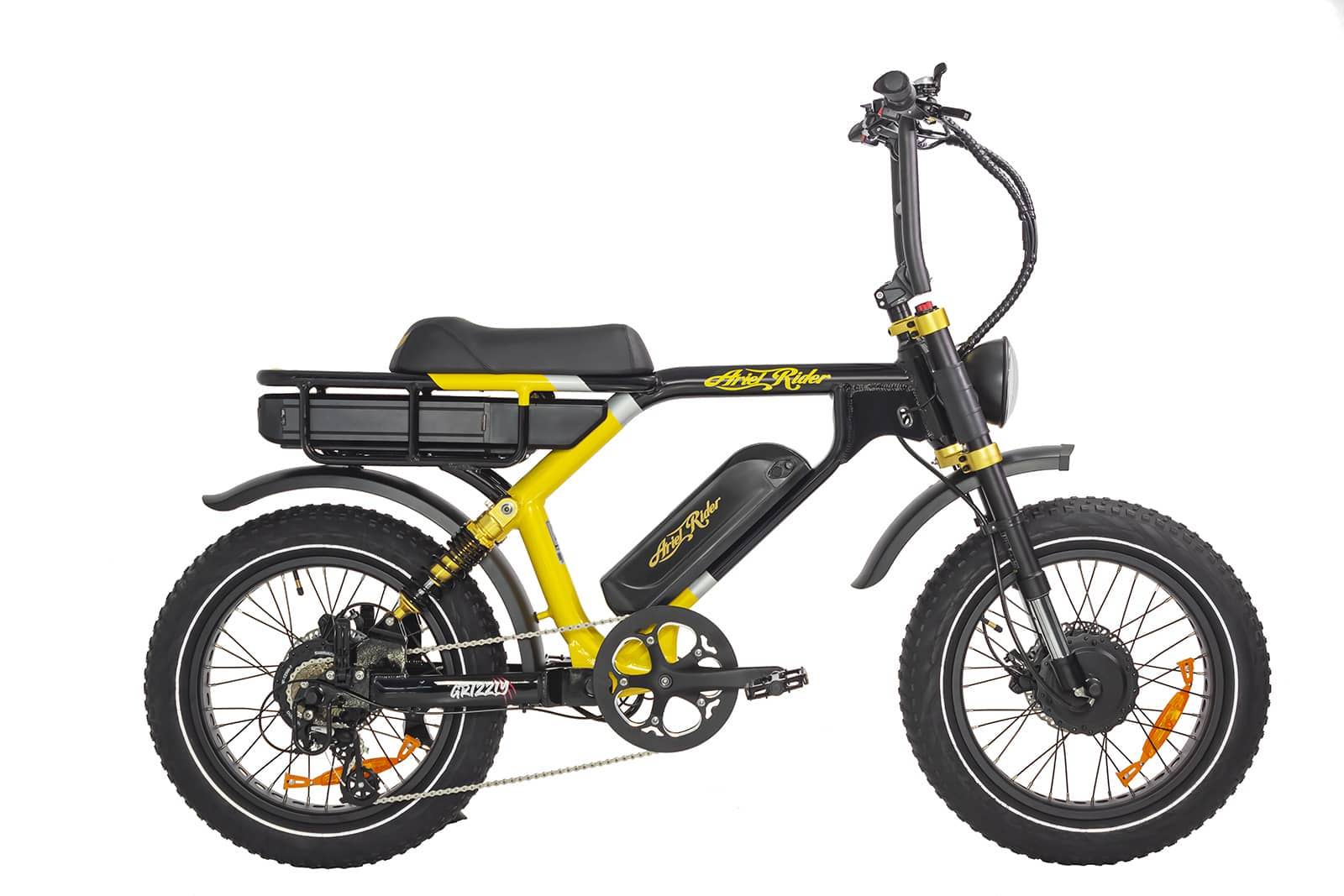 Grizzly, Dual Motor Dual Battery Full Suspension Fat Tire Electric Bike