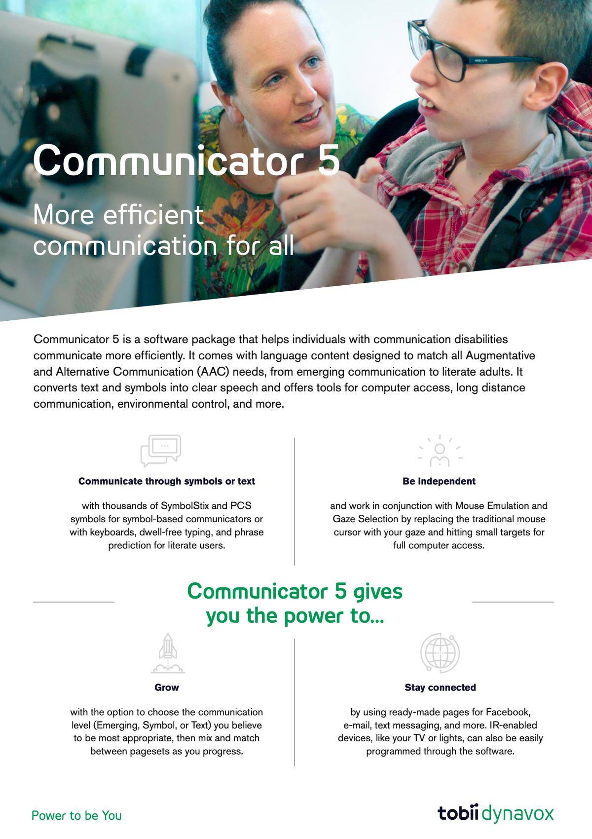 Communicator 5 sheet