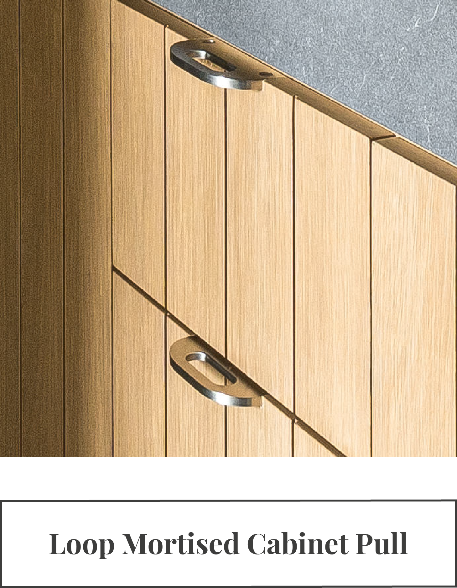 Loop Mortised Cabinet Pull