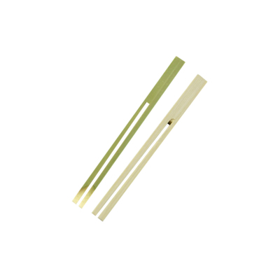 Two bamboo skewers with a dual-prong design