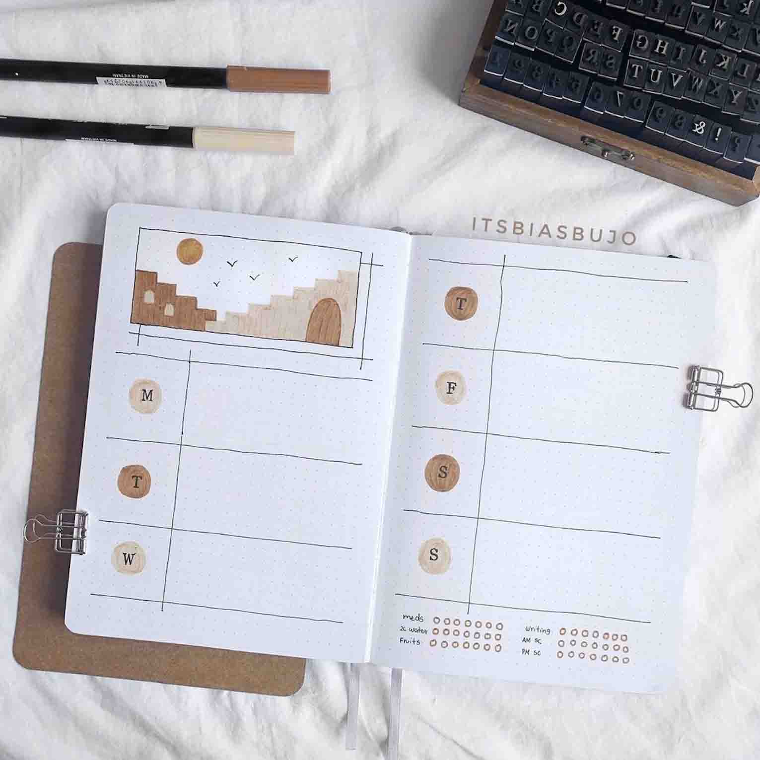 Top 10 Fall-themed Bullet Journal Spreads – NotebookTherapy