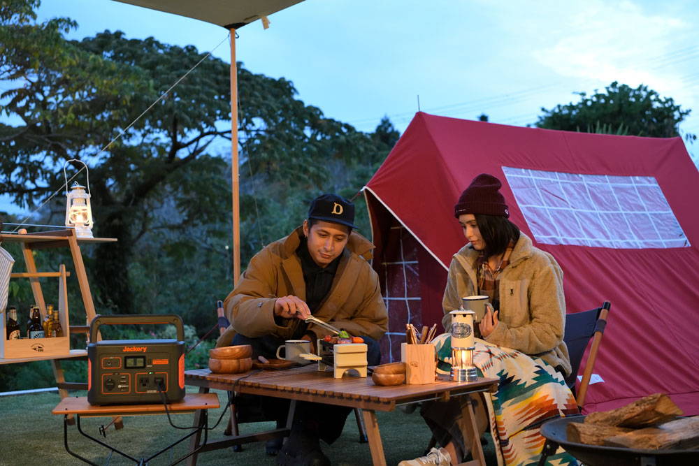 関西秋のお出かけはJackeryポータブル電源を持ってキャンプもおすすめ