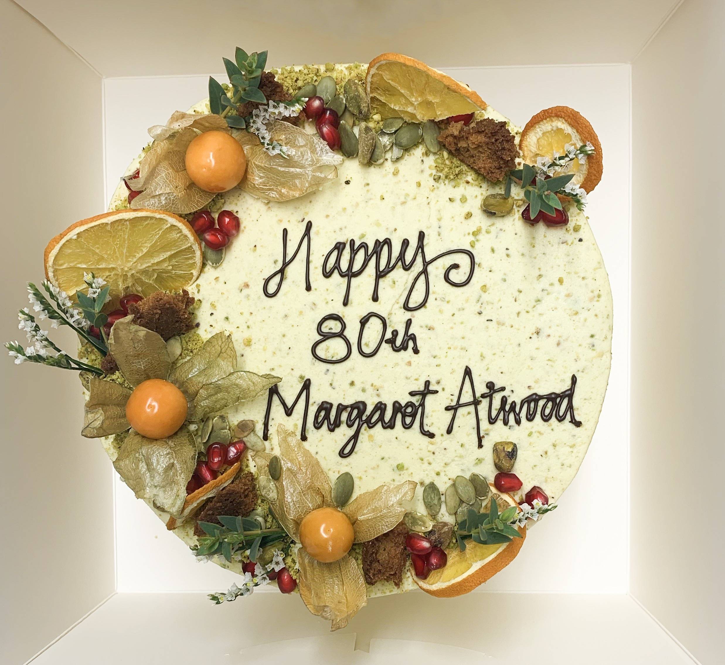 Margaret Attwood Birthday Cake