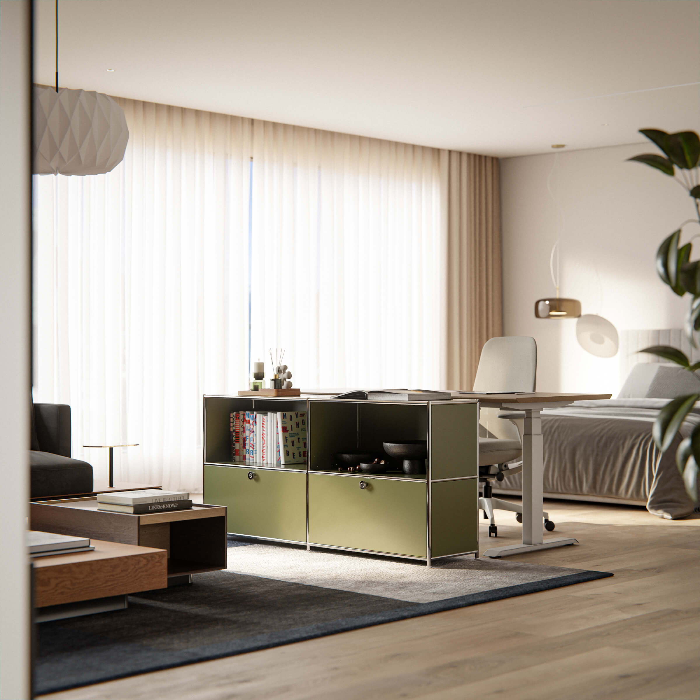 A Modern Home Office with an ofinto Cubox