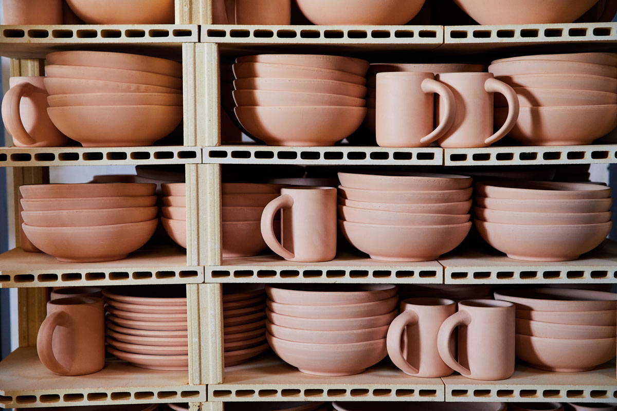 East Fork pots in the factory