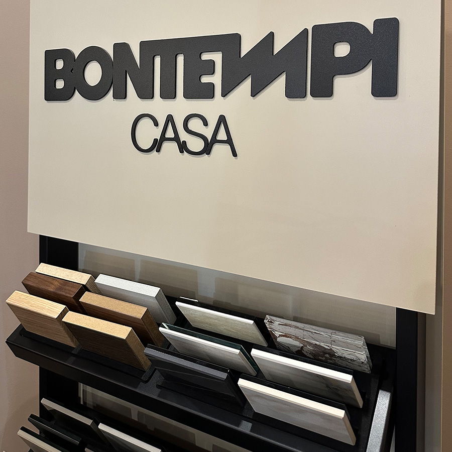 Our Bontempi swatches. Get a feel for the quality of Bontempi furniture and book an appointment with one of our experts in store.