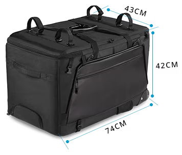 Proaim Cine Cube Mobile Audio Workstation Bag | Trolley System with Outdoor Wheels