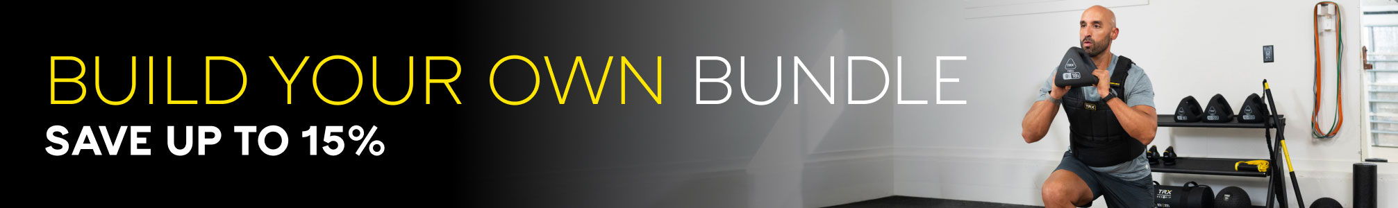 Text promoting a customizable bundle with savings up to 15%.