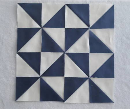 Half-Square Triangle Layout - Pinwheels