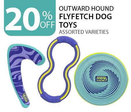 20% off Outward Hound FlyFetch Dog Toys