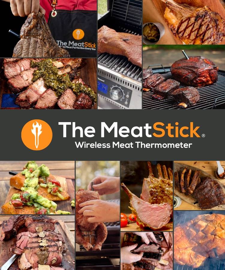 The MeatStick Smart Wireless Meat Thermometer for grilling and smoking American BBQ and everyday cooking