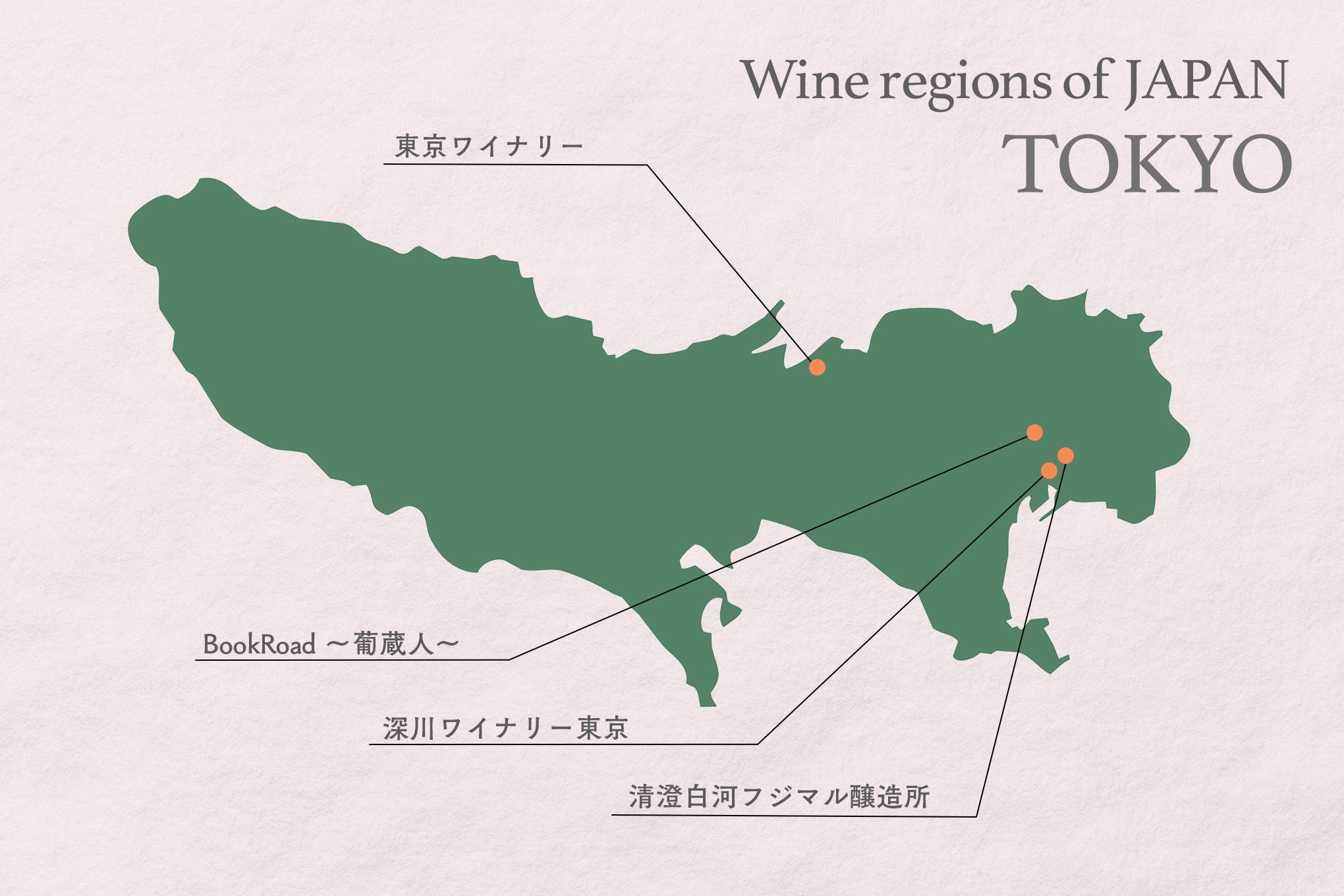 工夫を凝らしたマイクロワイナリーが集まる下町エリアと、農業や酪農が残る城西エリア。東京の意外な顔も、ワインと共に楽しめる！