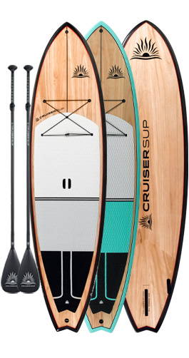 Two ESCAPE LE Wood / Carbon Paddle Board Package