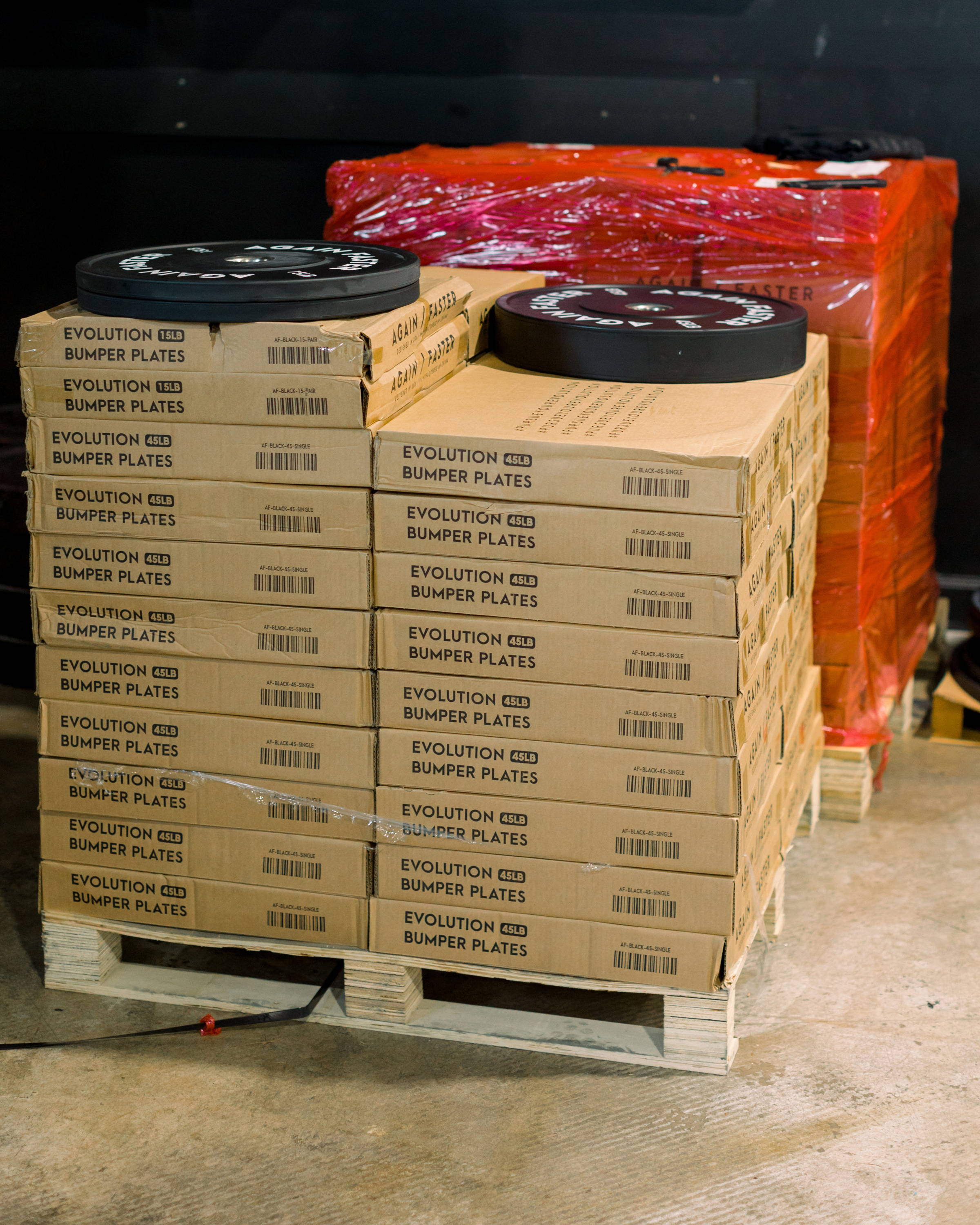 again faster evolution bumper plates