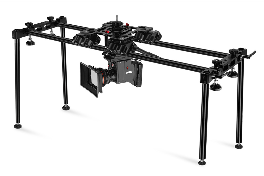 Proaim Breeza Pro Camera Dolly w Track | Mitchell, 75mm, 100mm Bowl Mount