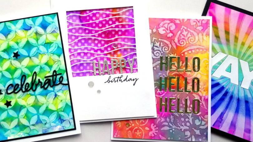 Alcohol Ink Backgrounds  How I use alcohol inks in my Bible journaling!