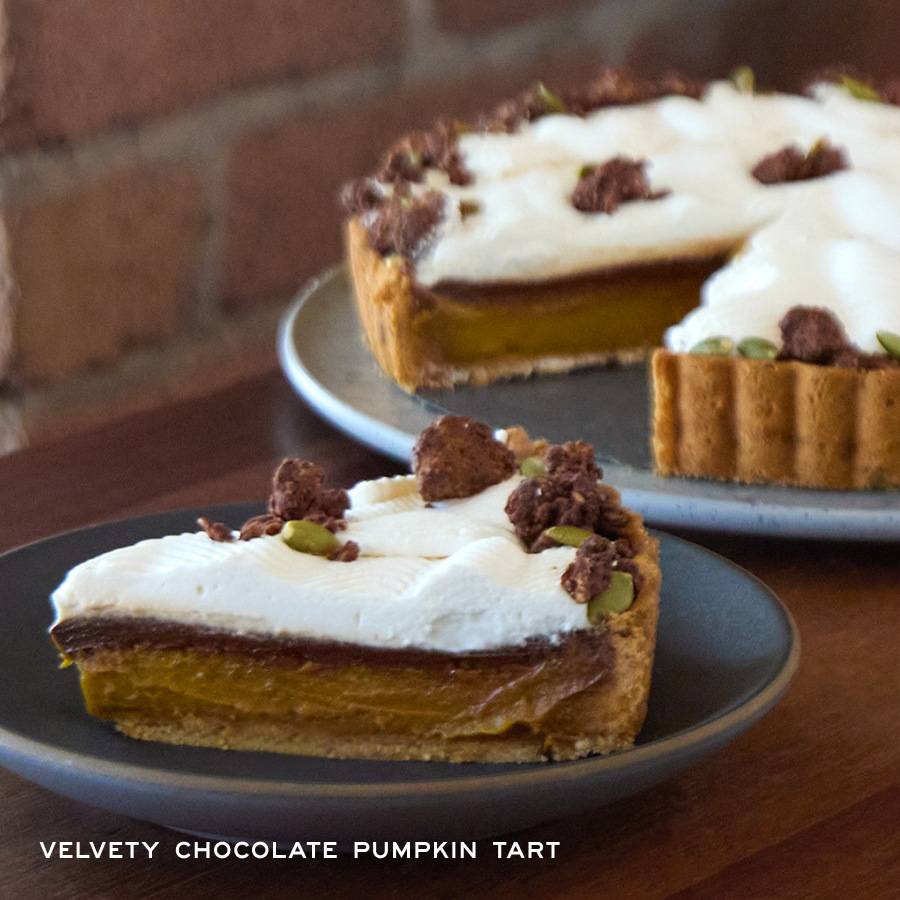 Velvet Pumpkin Tart