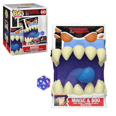 Pop figure of a Mimic from Dungeons & Dragons with packaging.