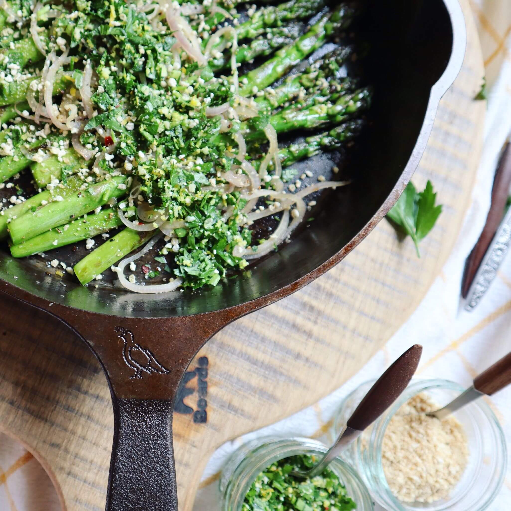 charred asparagus recipe