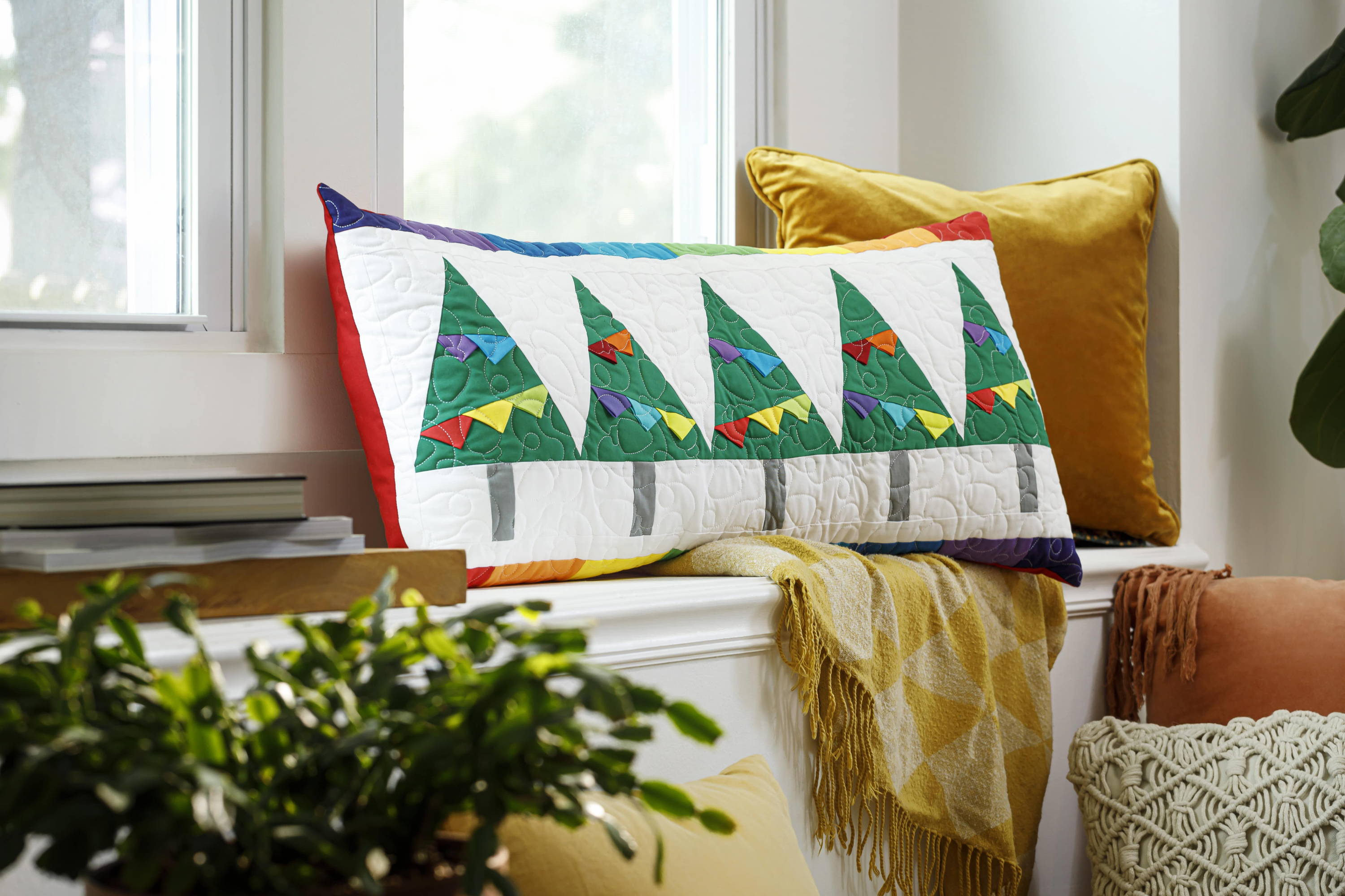 Christmas Bench Pillow