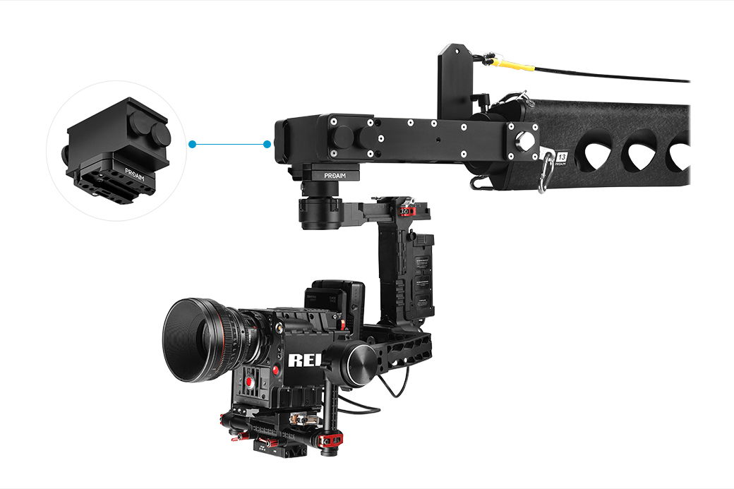  Proaim Quick Release 6TR Mount for DJI Ronin, M/MX Camera Gimbals & Pan Tilt Heads 