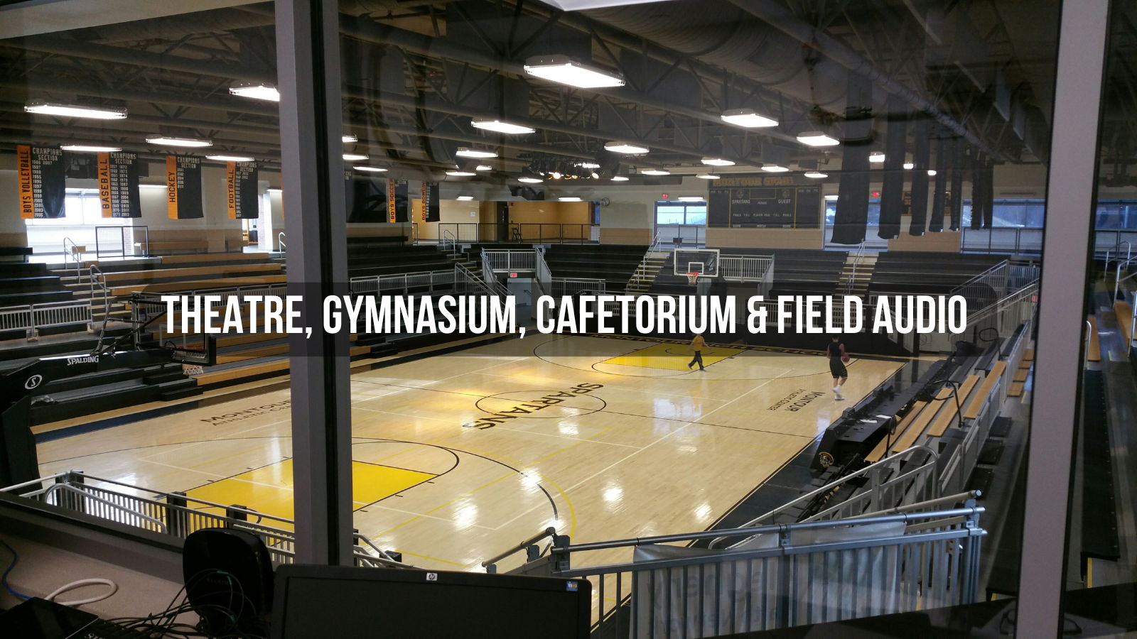 Monessen High School Gymasium Audio by Knight Sound & Lighting