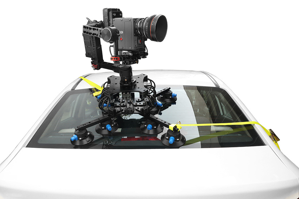 Proaim SuperGrip Suction Car Mount w Vibration Isolator for Camera Gimbals