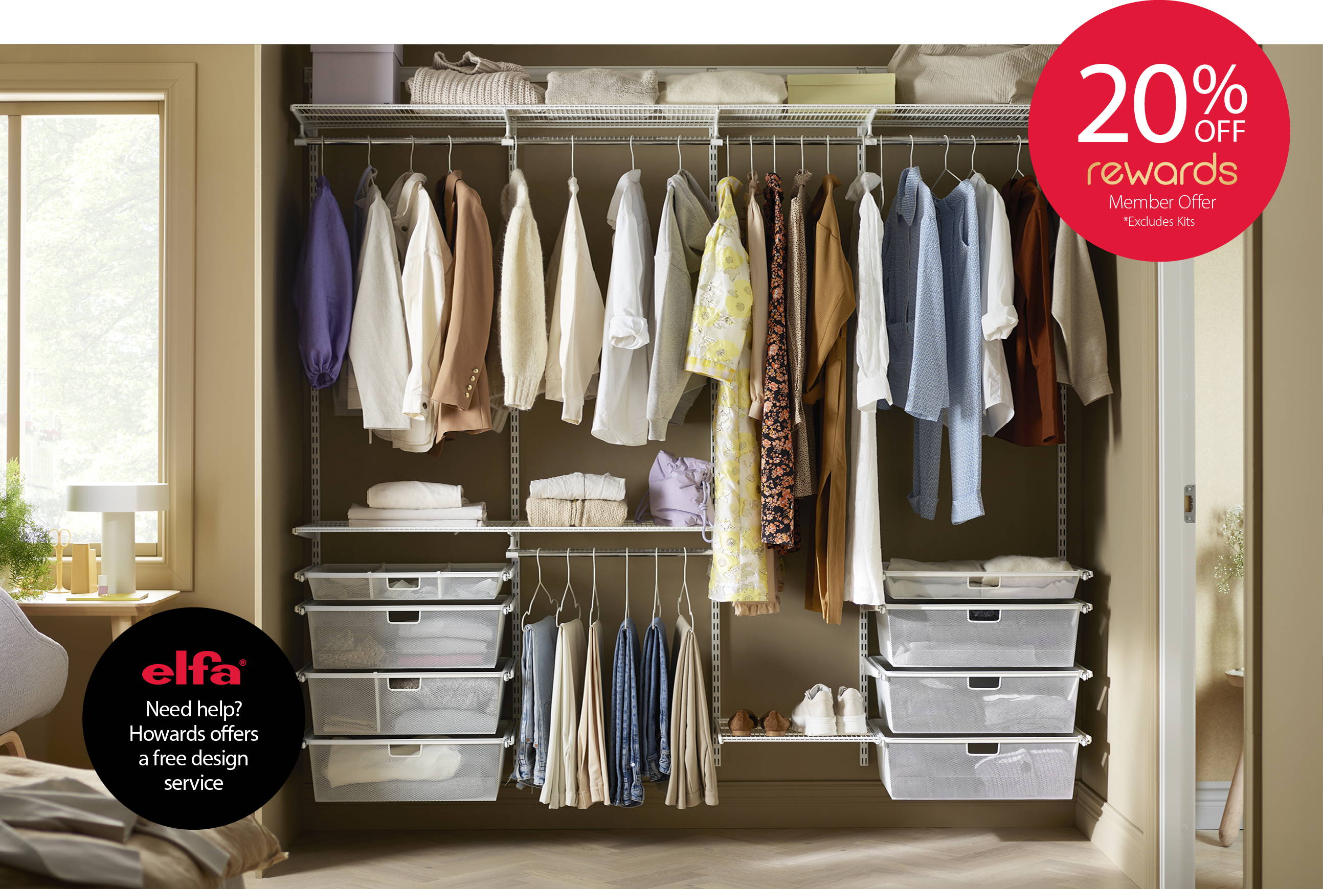 Elfa Shelving Solutions