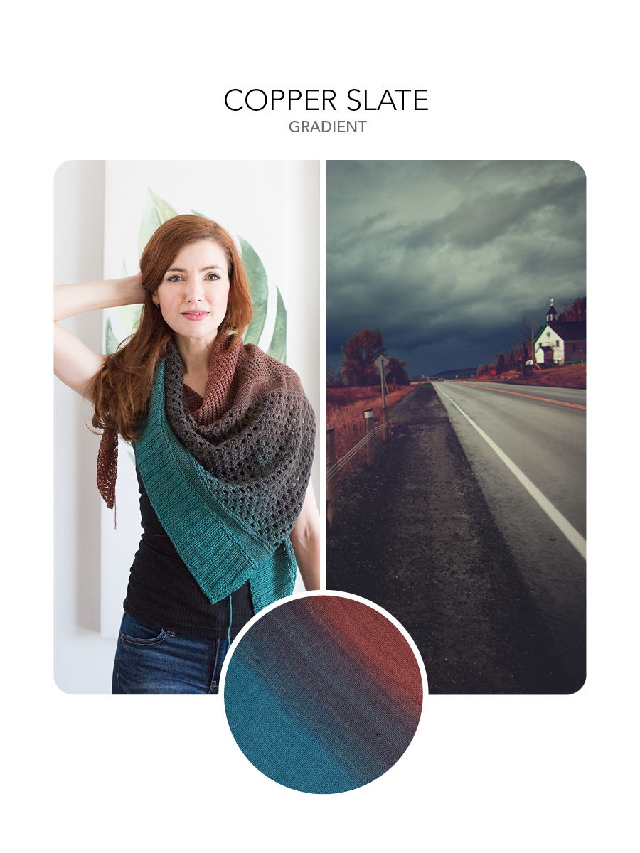 Copper Slate yarn