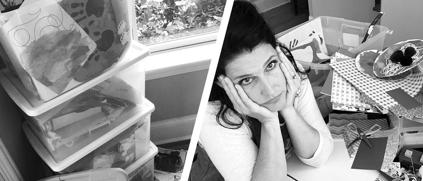 Mom guilt storage bins