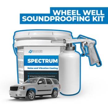 wheel well sound deadening kit