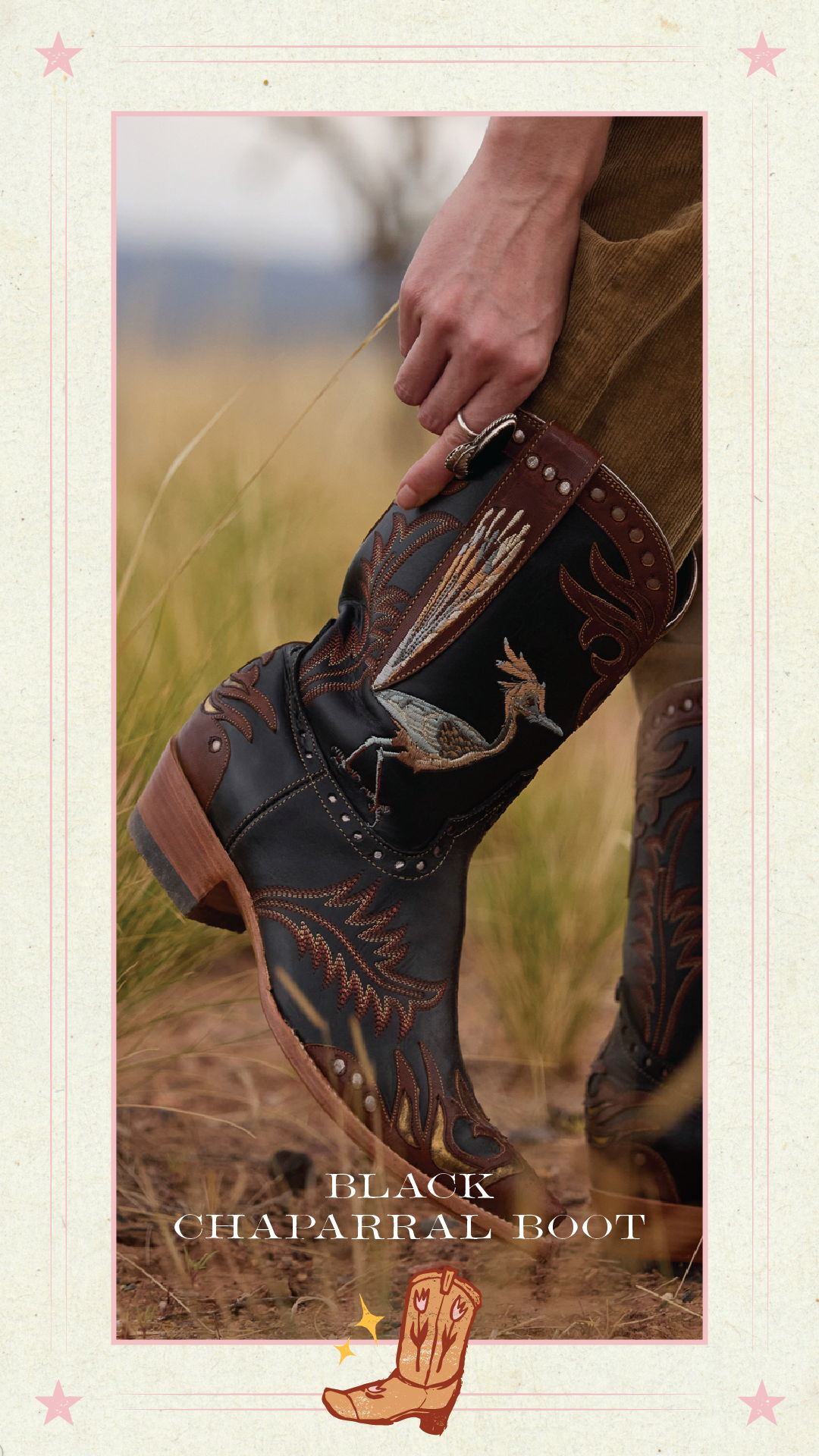 Mother's Day Gift Guide, Black Chaparral Boot
