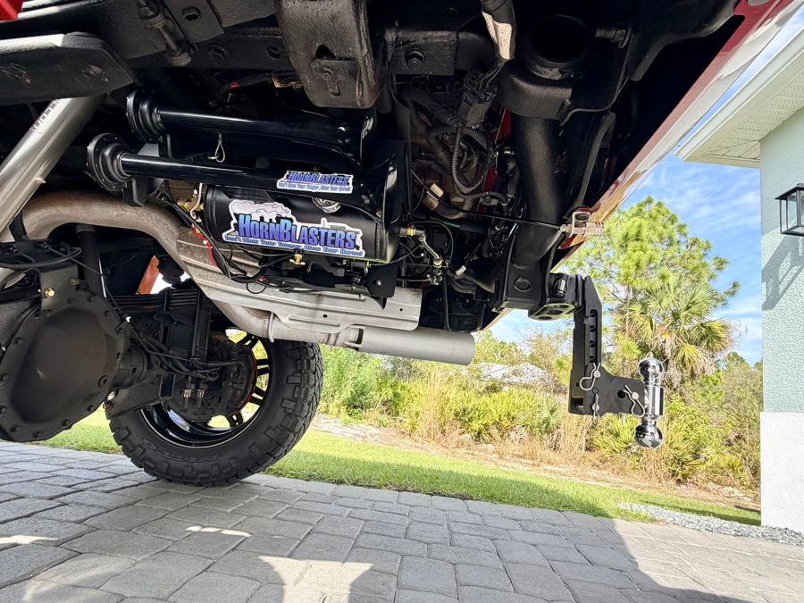 Greg's 2024 GMC Sierra AT4 HD Train Horn Install with Stealth Spare Tire Delete Kit