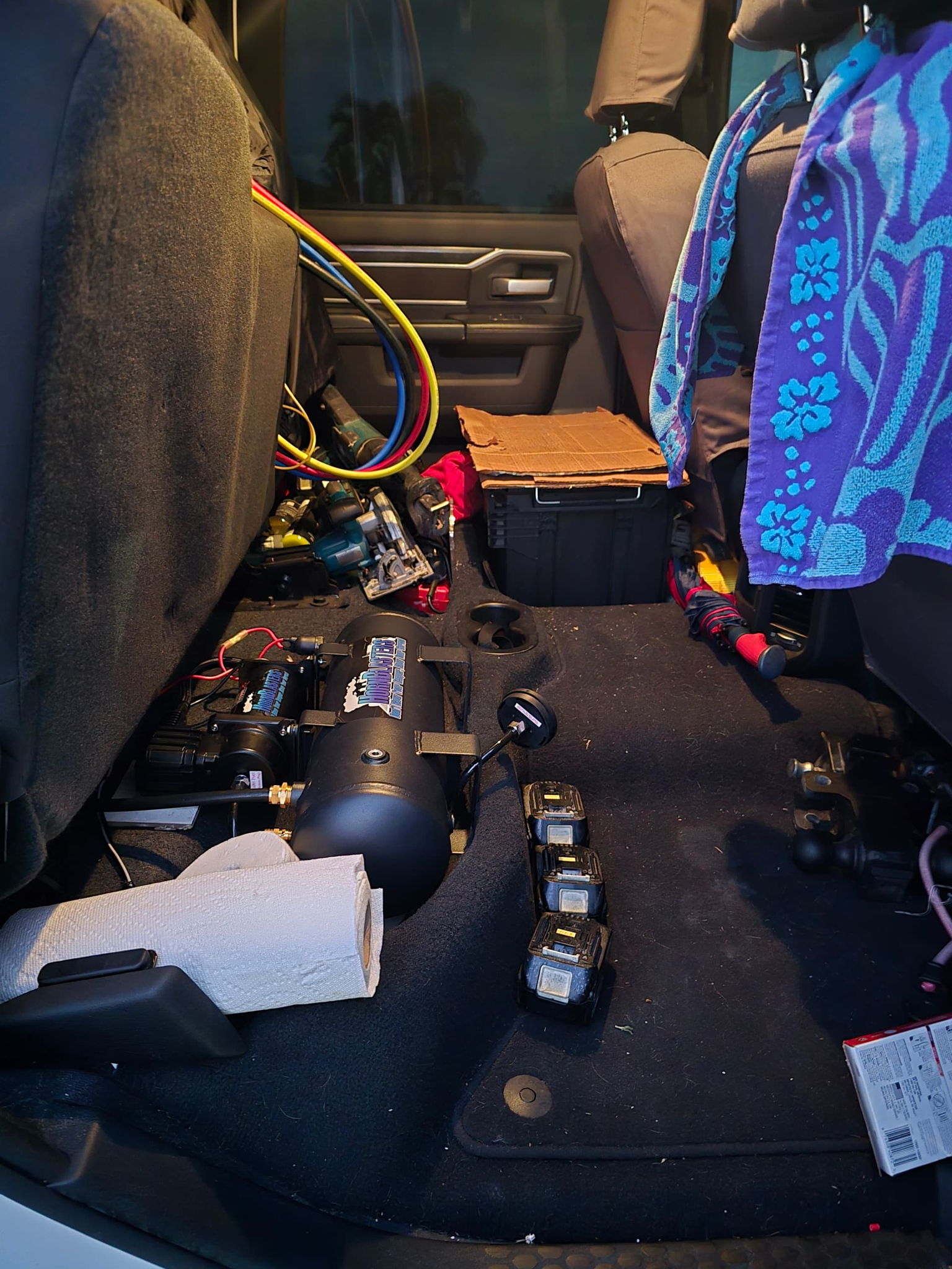 2024 RAM 2500 Bighorn with Conductor’s Special 228H Train Horn Kit installed