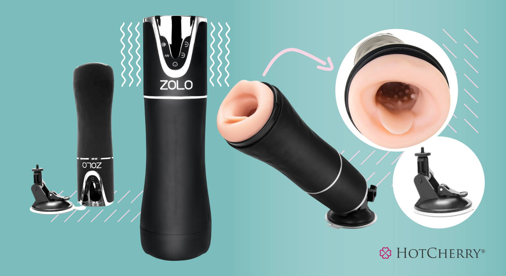 Zolo Automatic Blowjob Sucking & Vibrating Masturbator