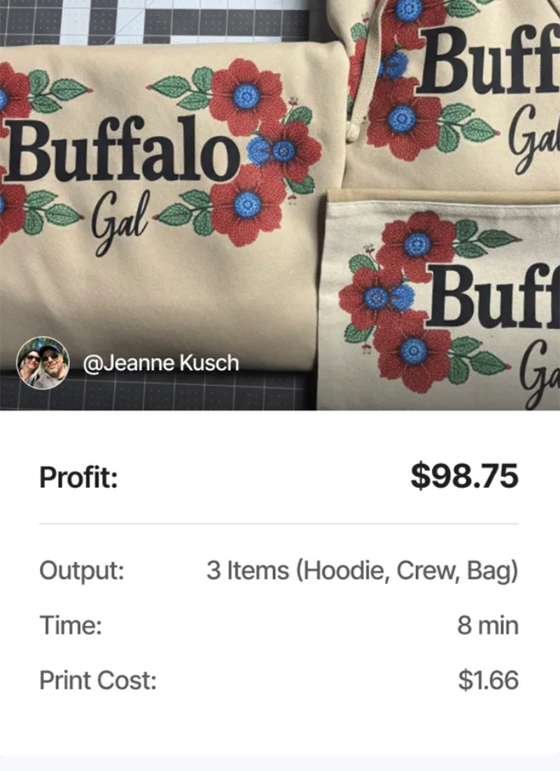 Three items with 