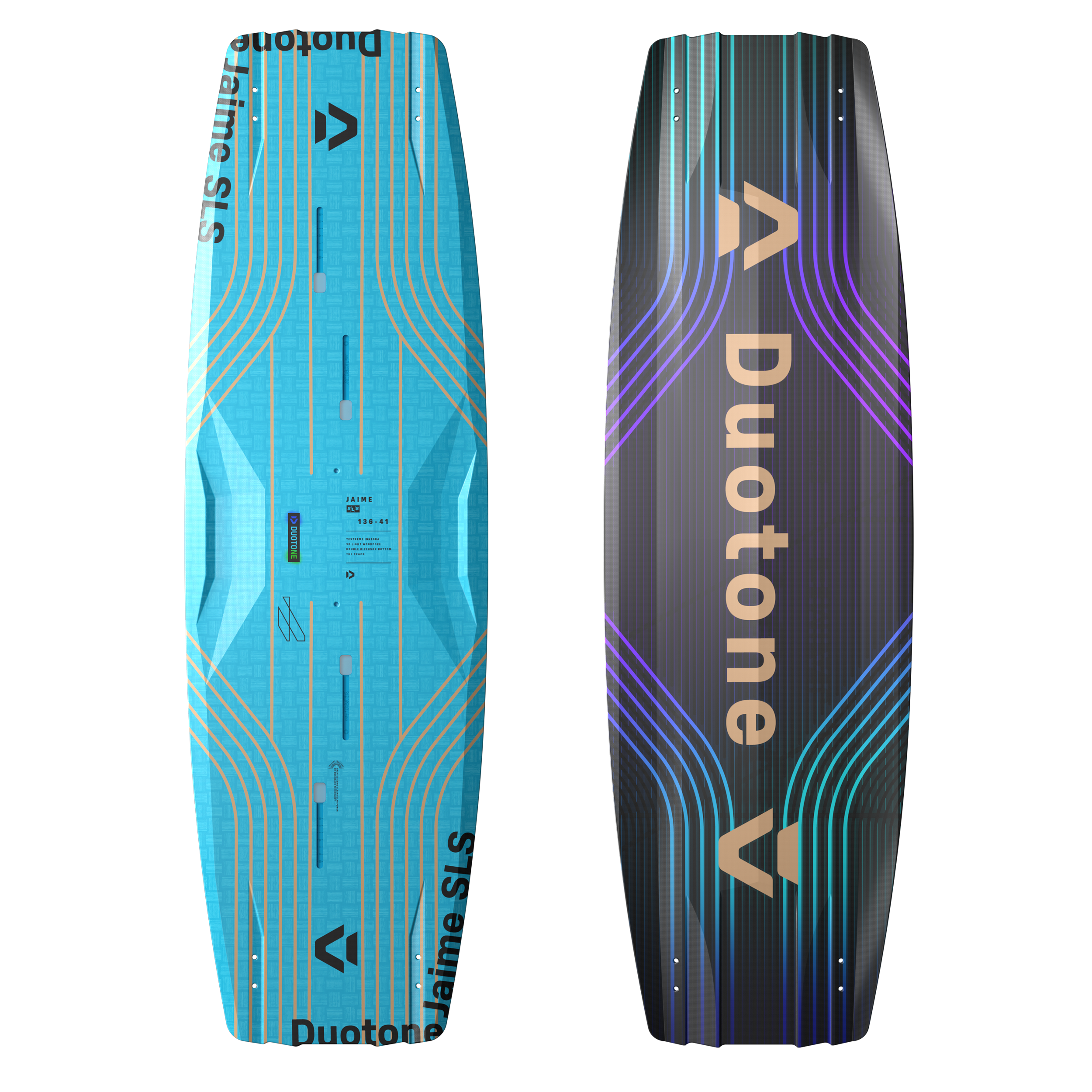 Une planche de kitesurf Duotone Jaime SLS 2026