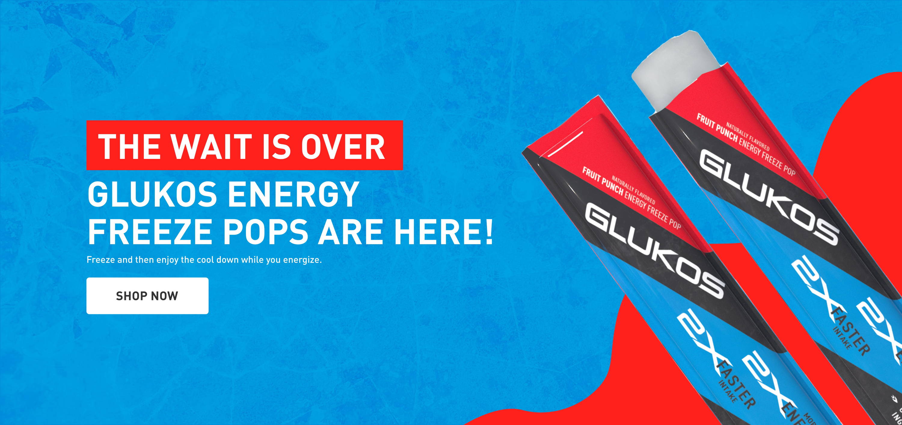 The Wait is Over - Glukos Energy Freeze Pops Are Here! Freeze and the enjoy the cool down while you energize - SHOP NOW