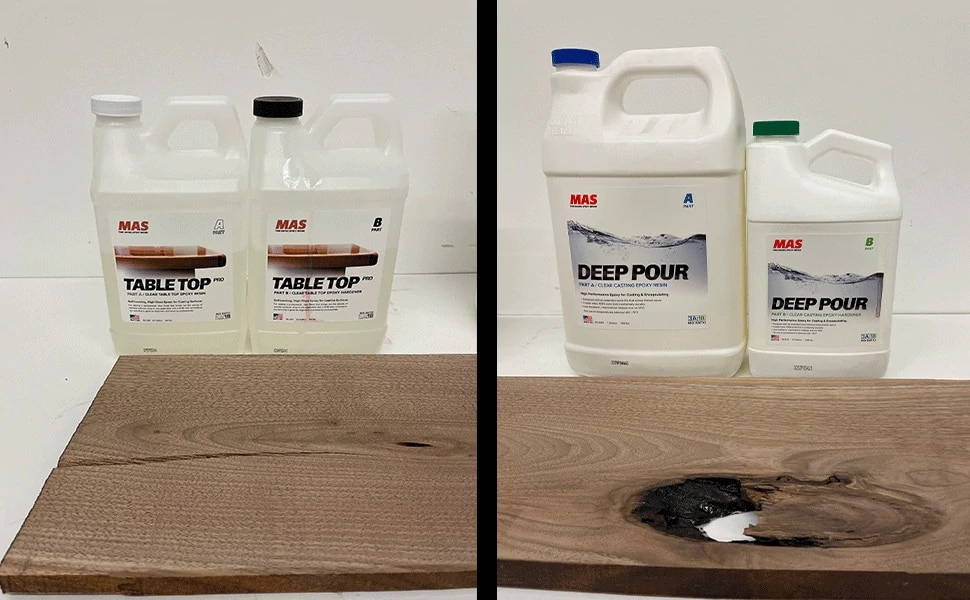 Diamond Clear Epoxy 101: Table Top Epoxy vs. Casting Epoxy - Copps  Industries