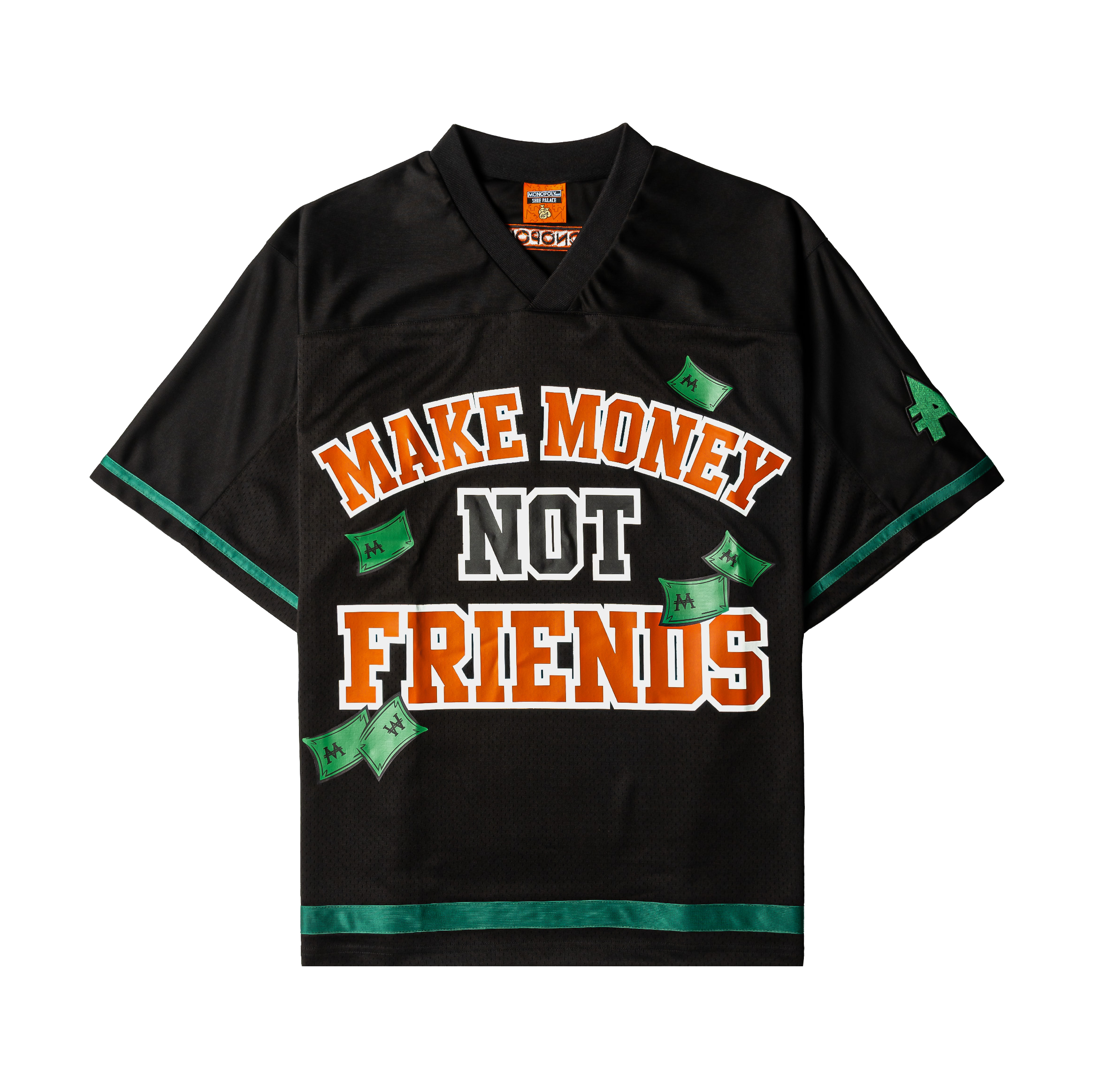 Black jersey with 
