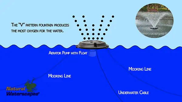 Pond Fountain Aerator Diagram