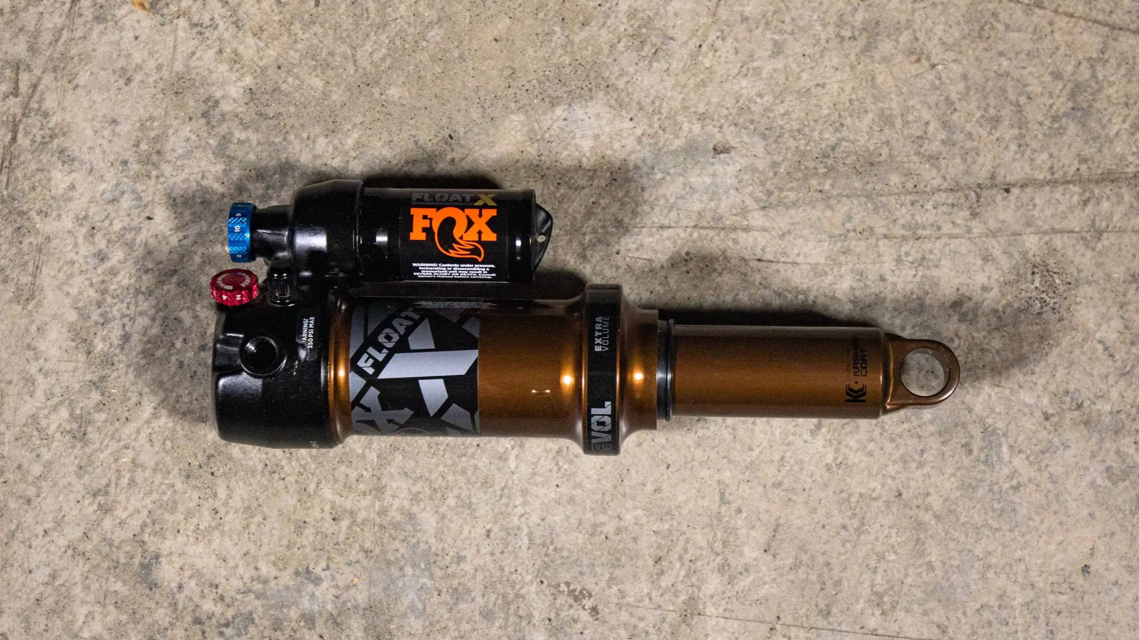 2022 Fox Float X Mountain bike trunnion rear shock on the floot