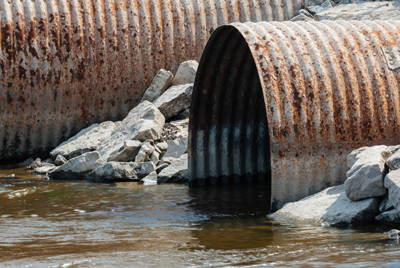 blei-in-Wasser-Korrosionsrohre