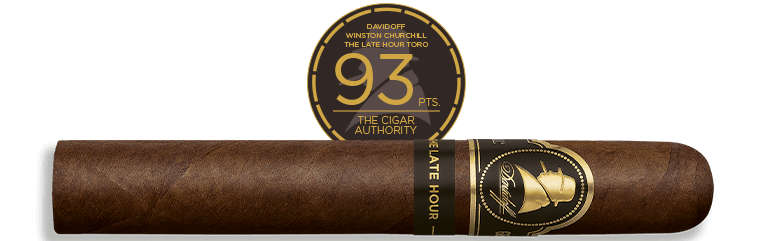 The Davidoff Winston Churchill «The Late Hour Series» toro cigar including its high rating.